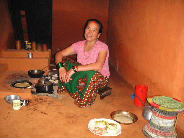 Host Mother Preparing Breakfast Host Mother Preparing Breakfast