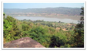 Overlook of Mekong River
