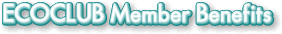 ECOCLUB Member Benefits