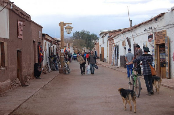 The Andes highlands town of San Pedro de Atacama, in the northern region of Antofagasta, is the main tourist destination in Chile. It receives more than one and a half million tourists a year, while the local residents are struggling to turn it into a sustainable municipality. Credit: Marianela Jarroud/IPS