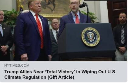 The undoing of Climate policies is not whimsical but meticulously planned over many years. https://www.nytimes.com/2026/02/09/climate/endangerment-finding.html?unlocked_article_code=1.PVA.ZE4c.QErrFKbZlk1n&smid=em-share