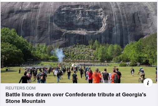 Who is allowed to create divisive monuments? How many years do they need to stand before they are considered 'historic' monuments? Should they be allowed to stand as long as they are presented in a reconciliation context? Does it depend on how awful their symbolism is and how many people they offend? Or just demolish them? Some difficult questions. https://www.reuters.com/world/us/battle-lines-drawn-over-confederate-tribute-georgias-stone-mountain-2025-10-11/