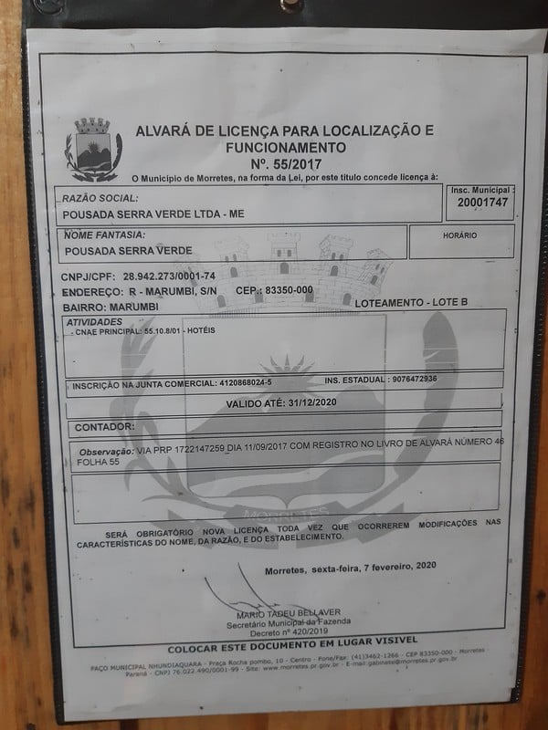 0.12 - Council Licence