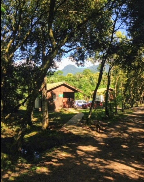 3.5 - We have four chalets set in 25,000 square metres of land.