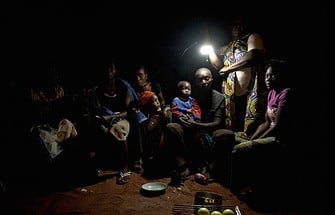 Solar Light in Livingstone, Zambia 28.8.2010
