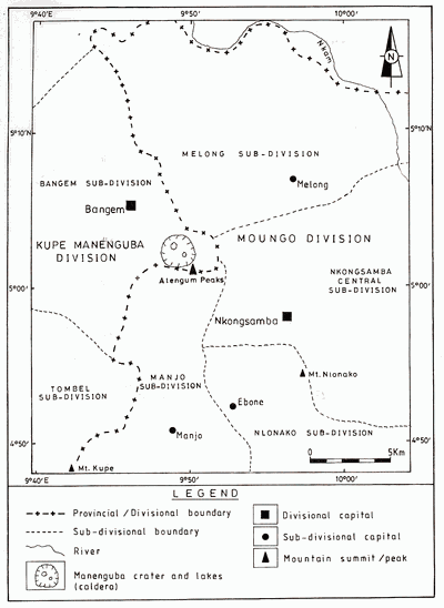 Map of Mwam