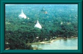 The Stupas at Anuradhapura, the ancient capital of Sri Lanka, 2500 years ago